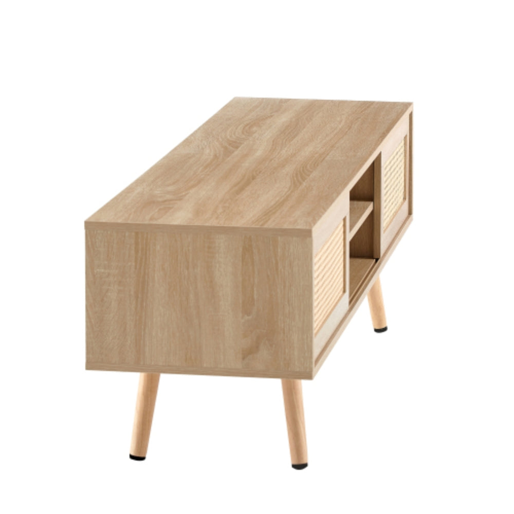 55.12 Inch Rattan TV Cabinet for Living Room