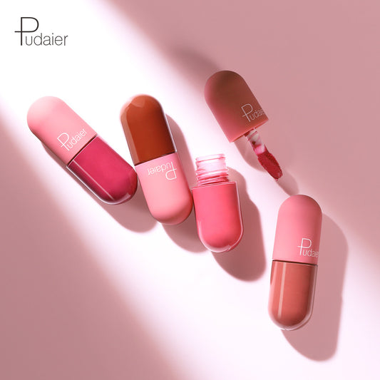 Pudaier 18 Color Mini Capsule Lip Glaze