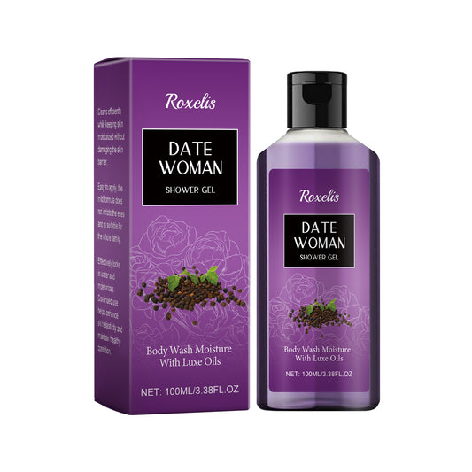 Roxelis Herbal Floral Shower Gel Gently Nourishes, Cleanses, Moisturizes And Jasminates Long-Lasting Fragrance Shower Gel For Skin Care