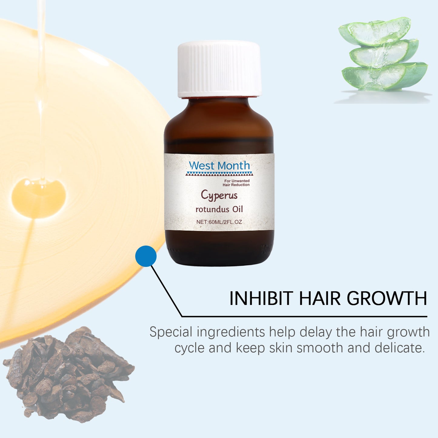 West&Month Hair Removal Care Oil