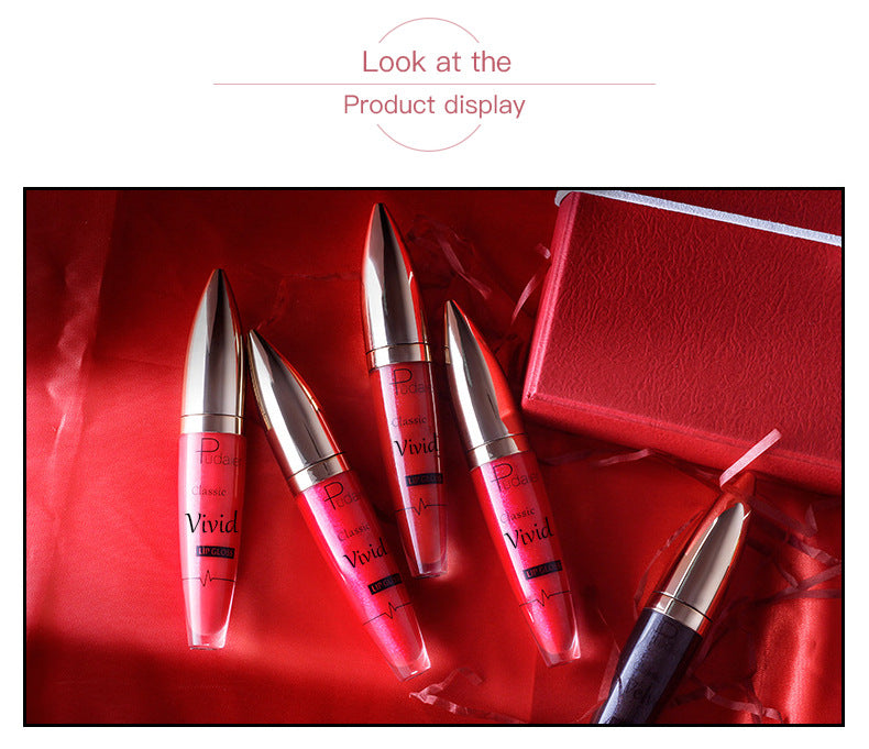 Pudaier Glitter Flip Matte Pearl Lip Gloss