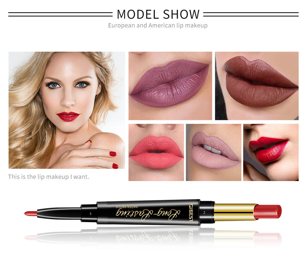 QIBEST Double-Ended Lipstick Pen