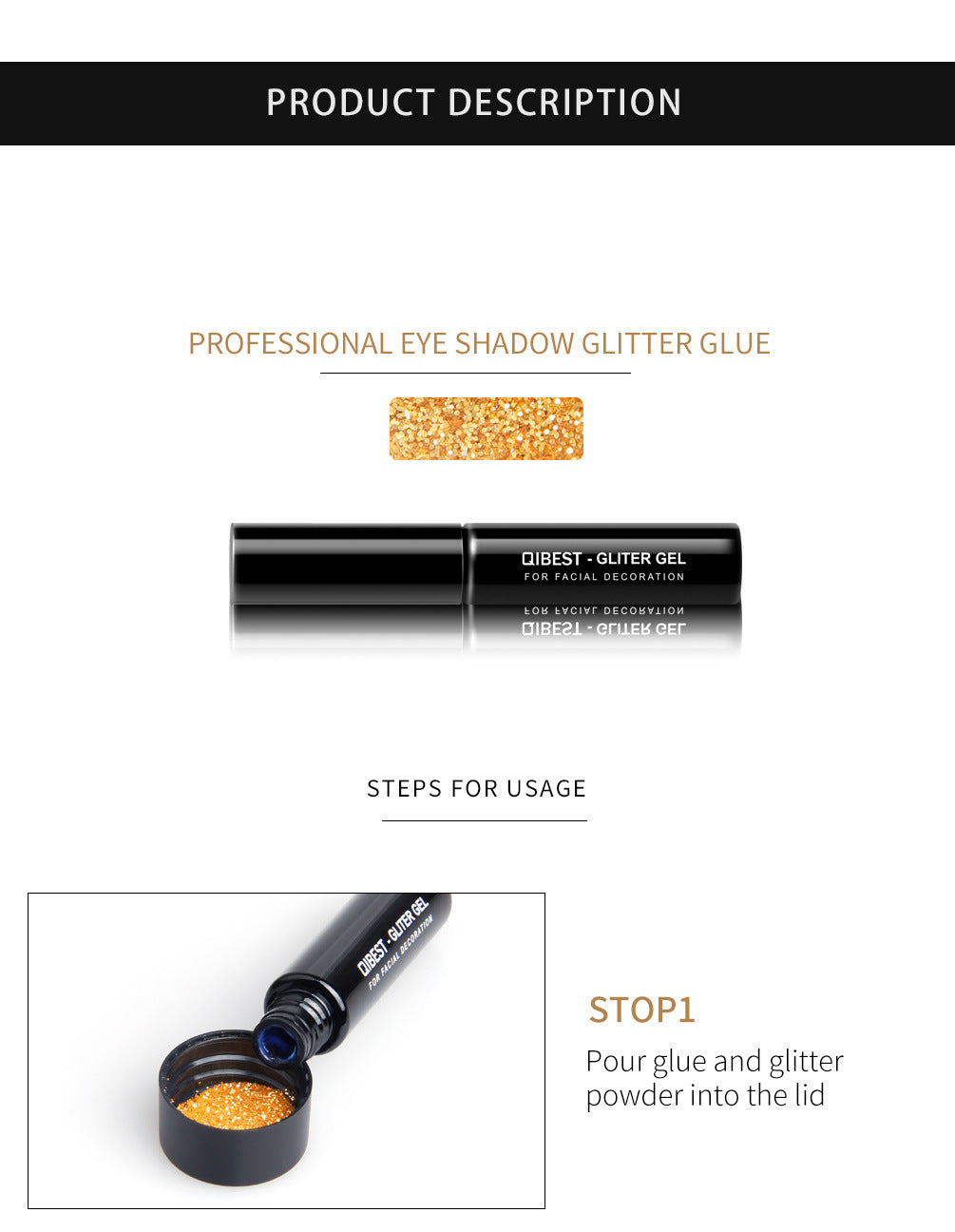 QIBEST Makeup Special Glue