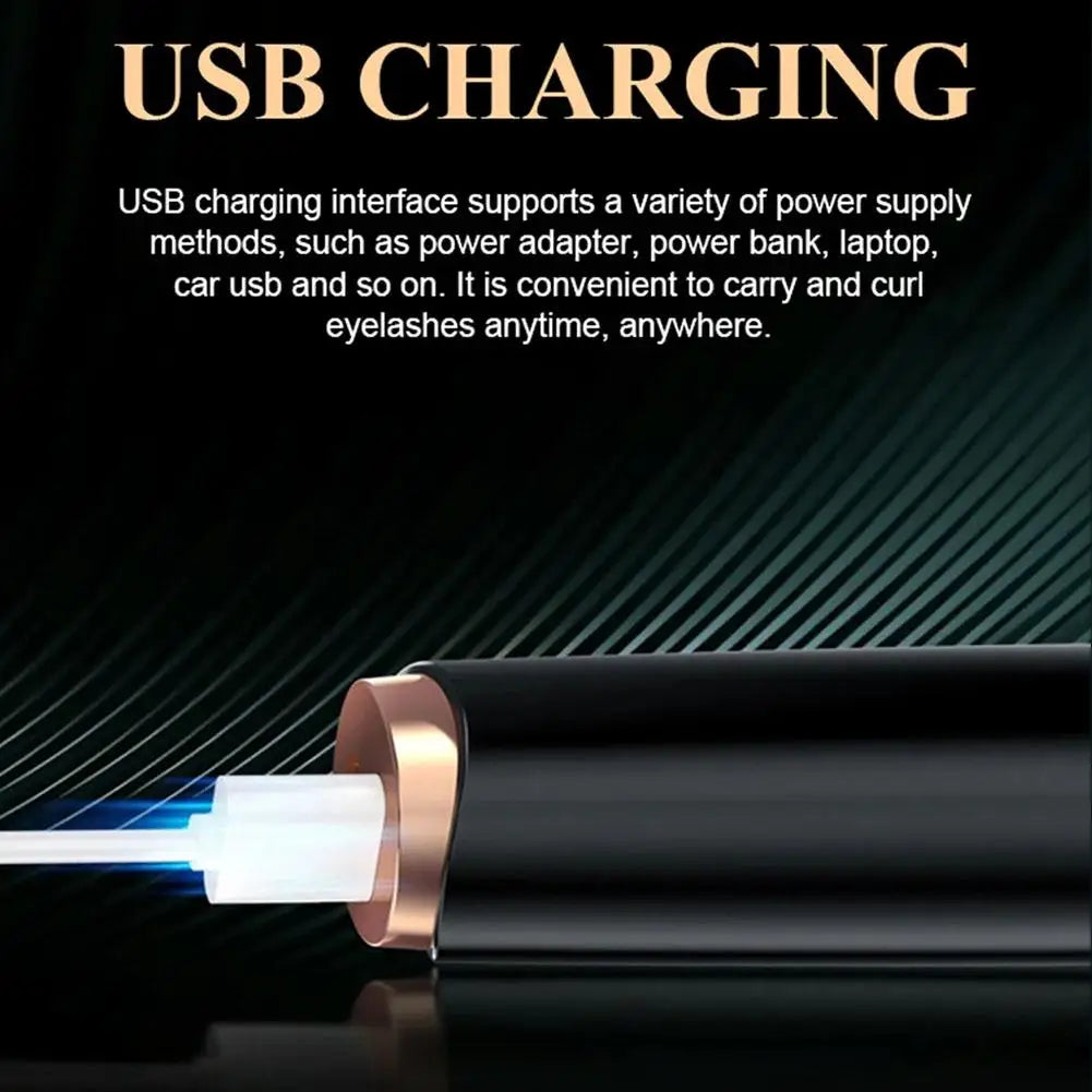 Rechargeable Mini Clip-Type Eyelash Curler