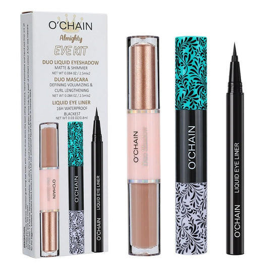 O'CHAIN Mascara, Eyeshadow, Eyeliner set 3in1