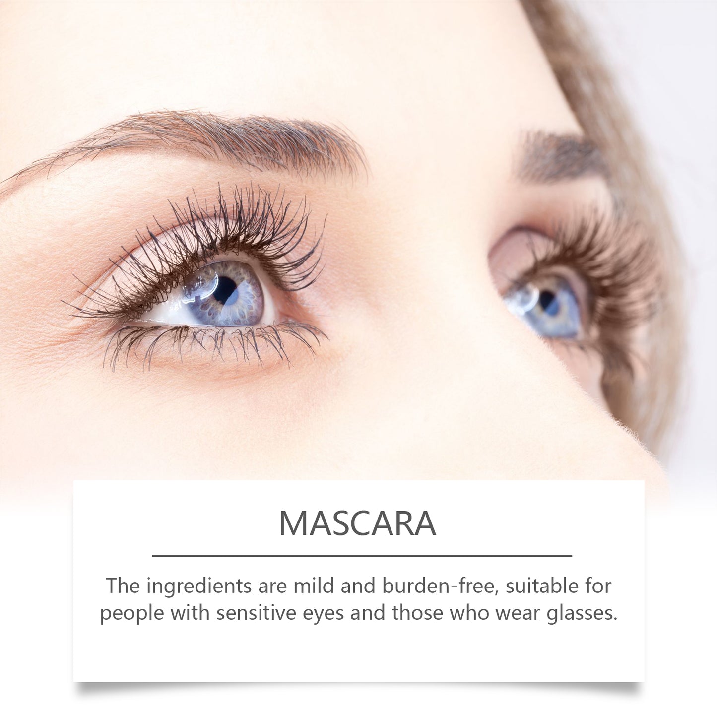 zephoco Brown Mascara Thin Long Curling Natural Lasting Makeup, Waterproof, Perspirant And Not Easy To Smudge