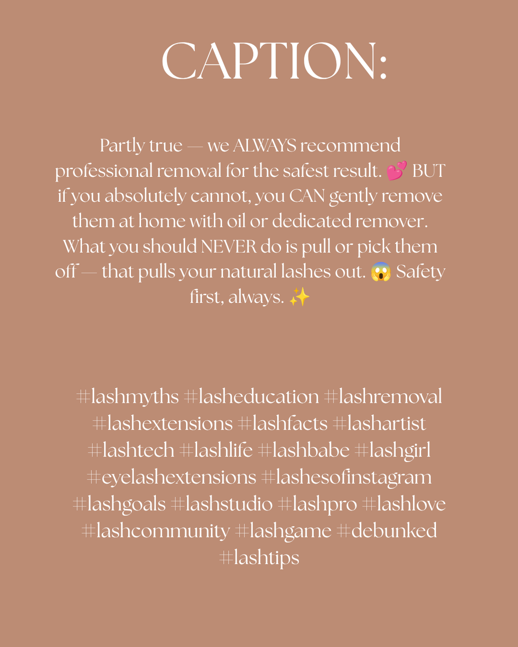 100 IG Posts with Captions & hashtags