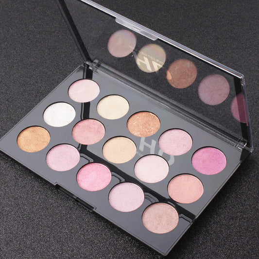 Romantic Beauty 15 Color Multi-Color Highliter, Eyeshadow