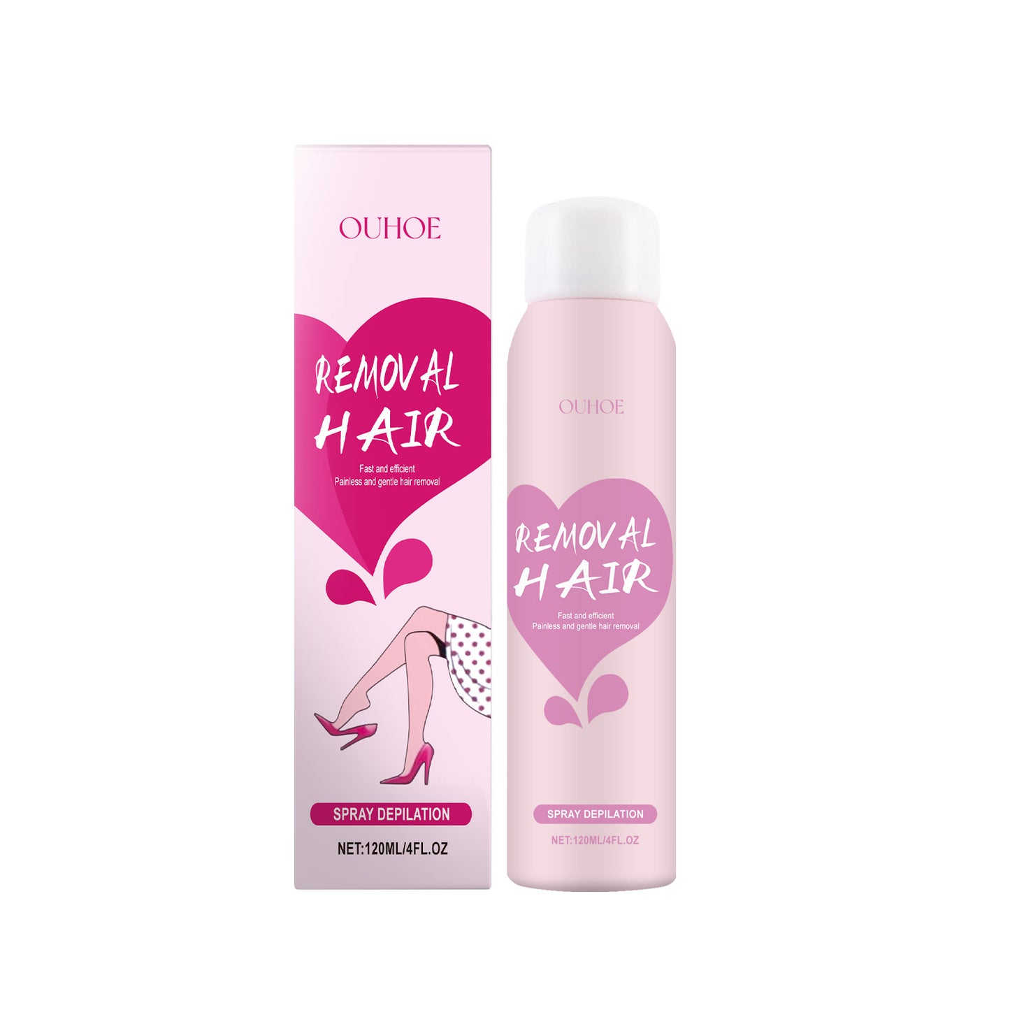 OUHOE Mousse Body Hair Removal Spray