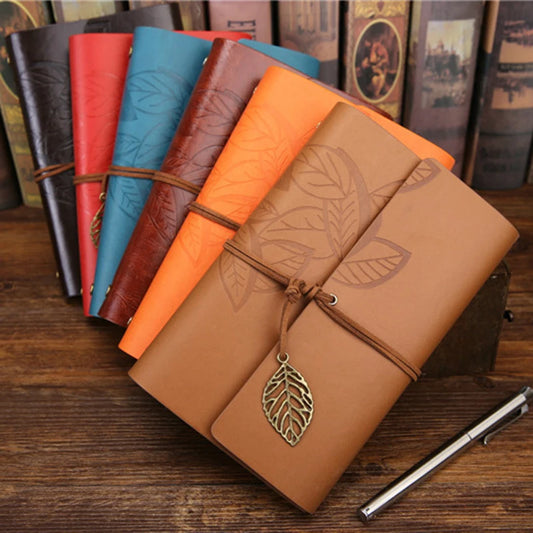 Leather Spiral Notebook – Replaceable Journal & Planner