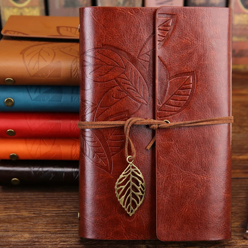 Leather Spiral Notebook – Replaceable Journal & Planner