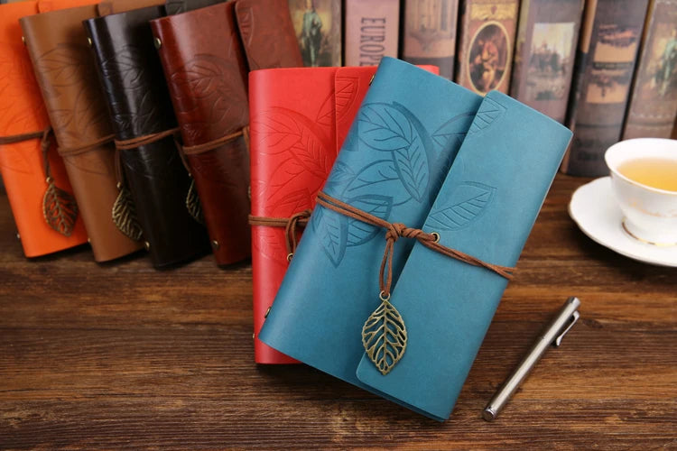 Leather Spiral Notebook – Replaceable Journal & Planner