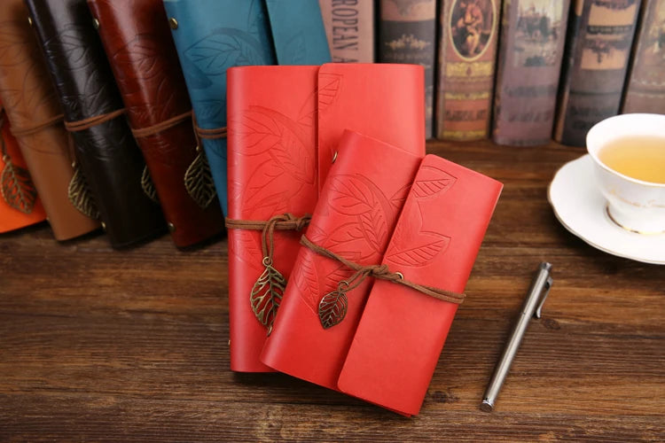 Leather Spiral Notebook – Replaceable Journal & Planner