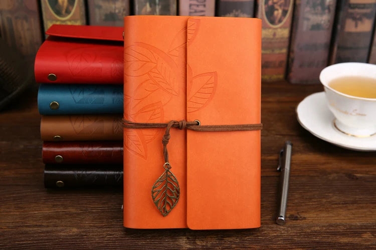 Leather Spiral Notebook – Replaceable Journal & Planner