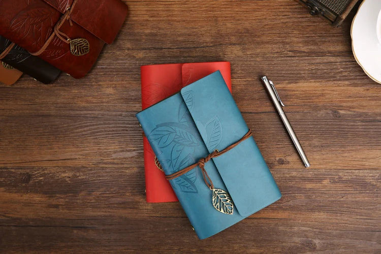 Leather Spiral Notebook – Replaceable Journal & Planner