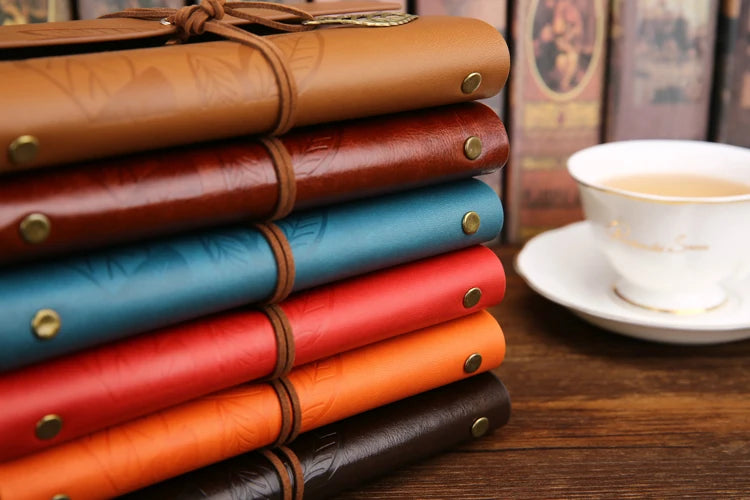 Leather Spiral Notebook – Replaceable Journal & Planner