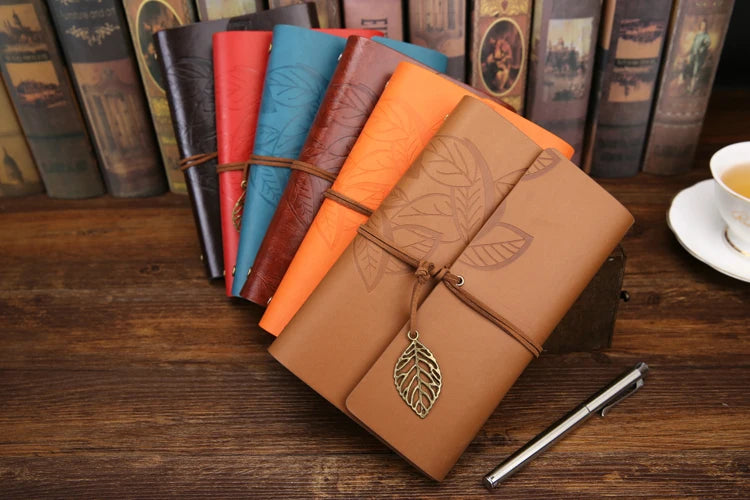 Leather Spiral Notebook – Replaceable Journal & Planner
