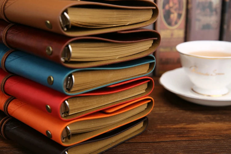 Leather Spiral Notebook – Replaceable Journal & Planner