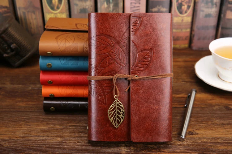Leather Spiral Notebook – Replaceable Journal & Planner