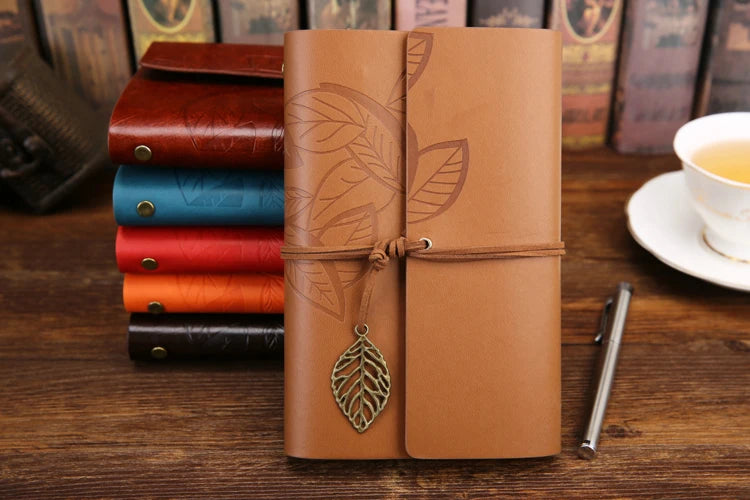 Leather Spiral Notebook – Replaceable Journal & Planner