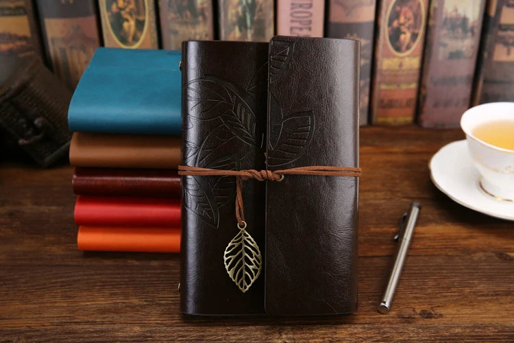 Leather Spiral Notebook – Replaceable Journal & Planner