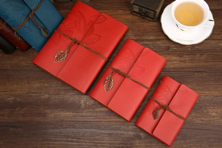 Leather Spiral Notebook – Replaceable Journal & Planner