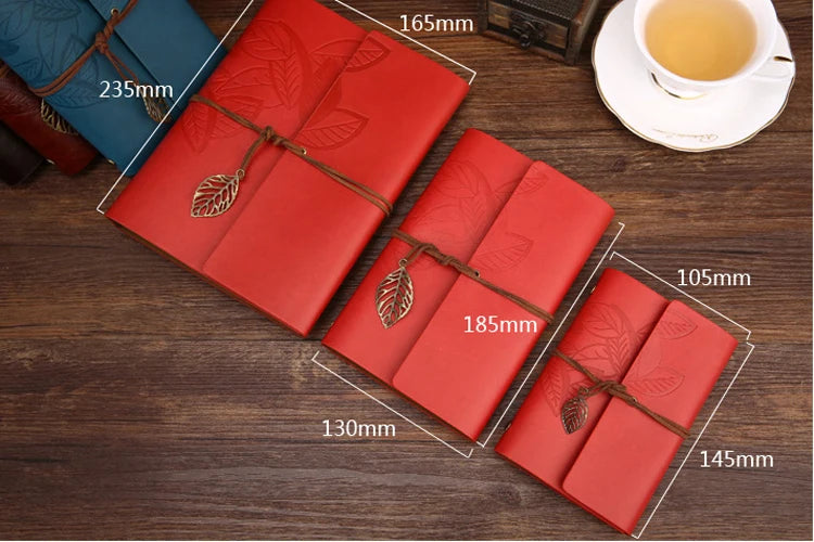 Leather Spiral Notebook – Replaceable Journal & Planner