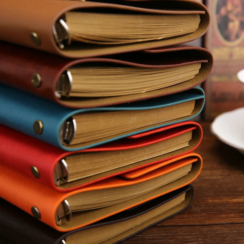 Leather Spiral Notebook – Replaceable Journal & Planner