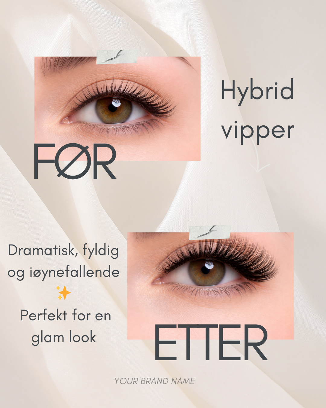 Instagram Content Planner for Lash Artists (30 Days + Templates & Hooks) NORWEGIAN