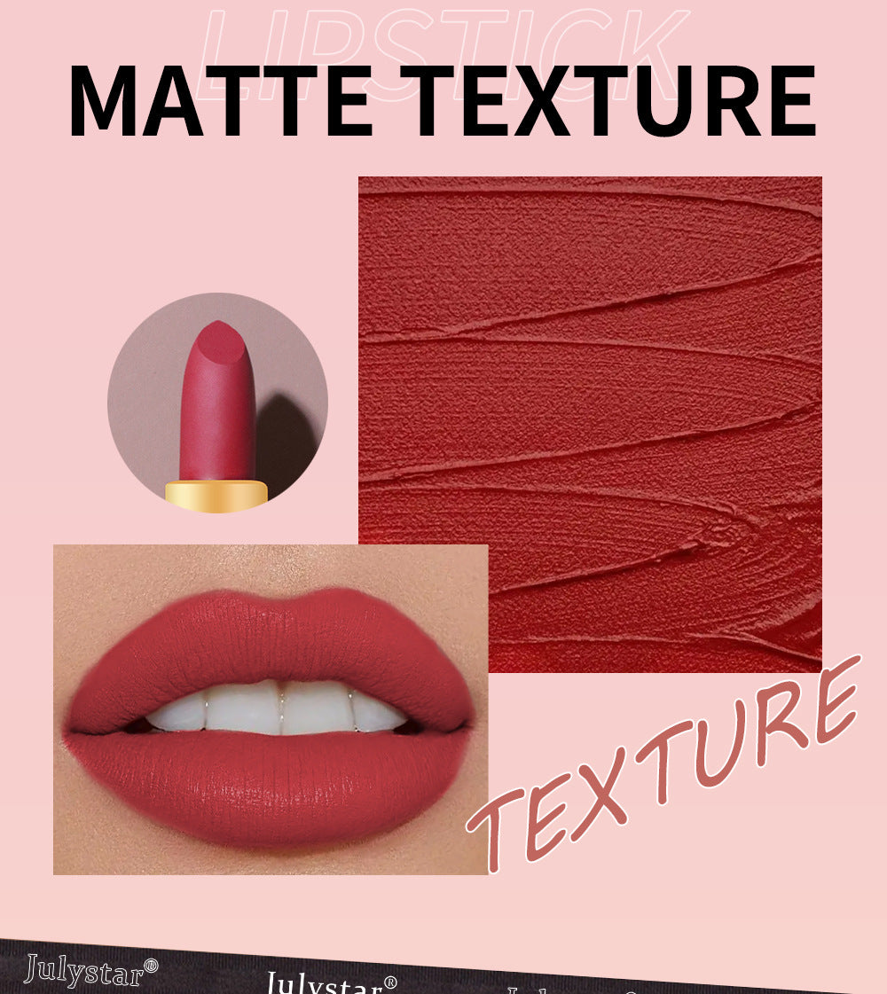 Matte Lipstick Six Color Set