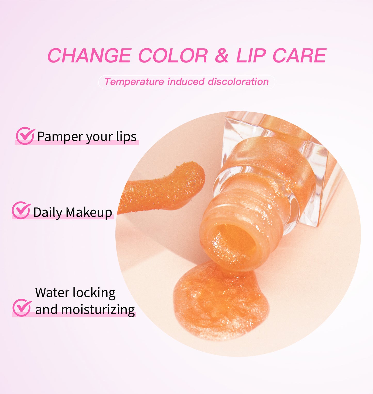 QIC color-changing lip oil