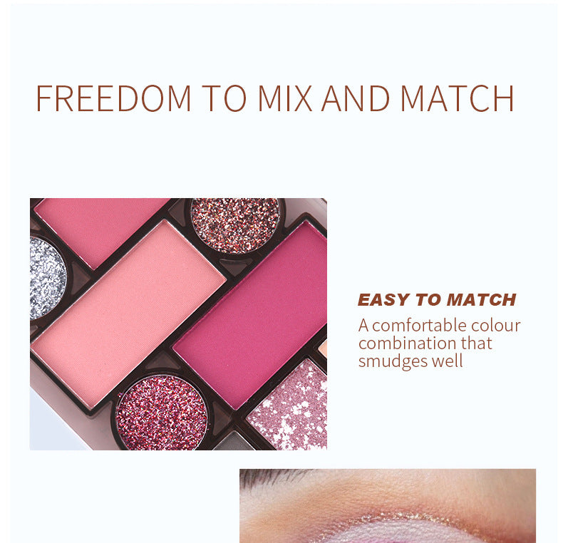 Fit Colors 12-Color Face Comprehensive Makeup Powder Palette