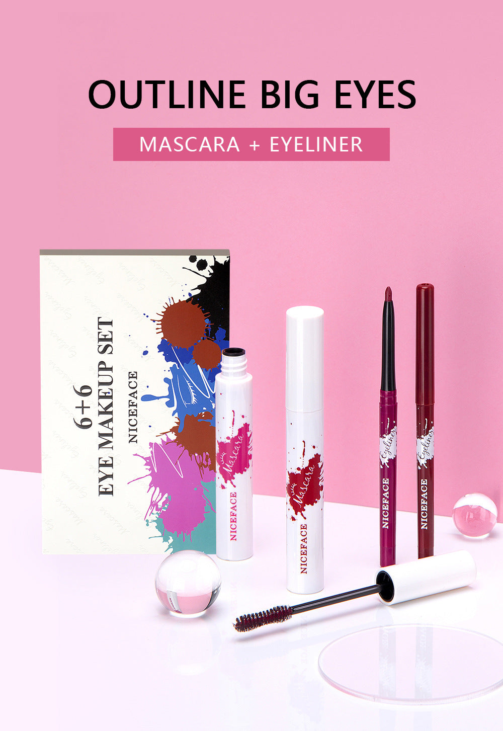 NICEFACE Mascara + Eyeliner