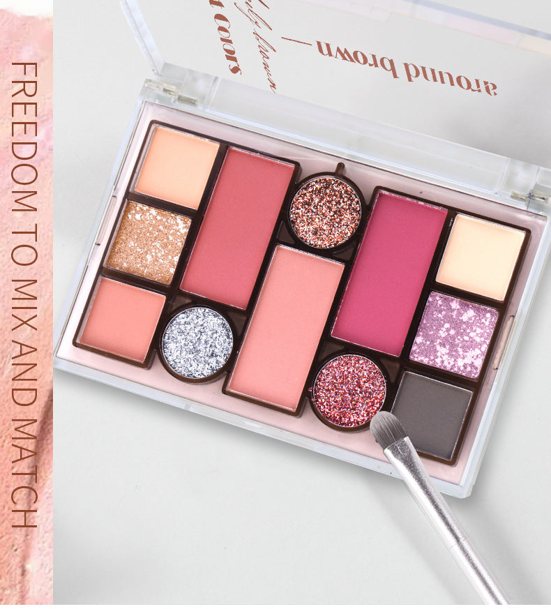 Fit Colors 12-Color Face Comprehensive Makeup Powder Palette