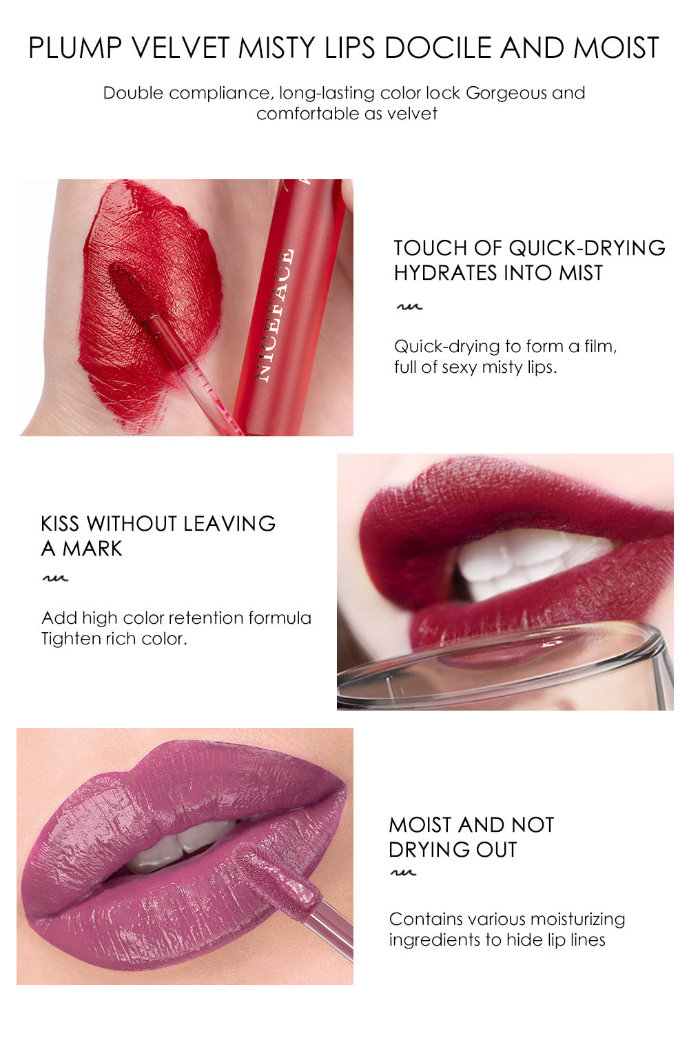 Niceface Weekly Lip Gloss 7 Sticks