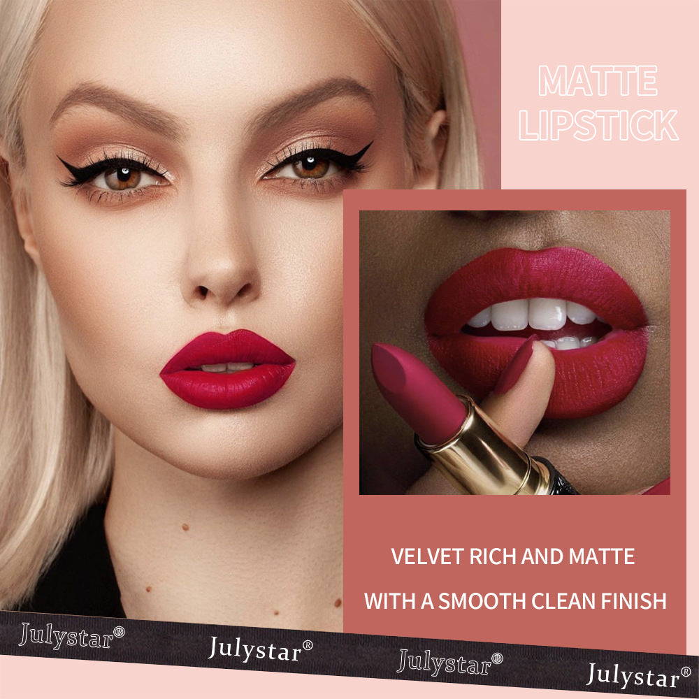 Matte Lipstick Six Color Set