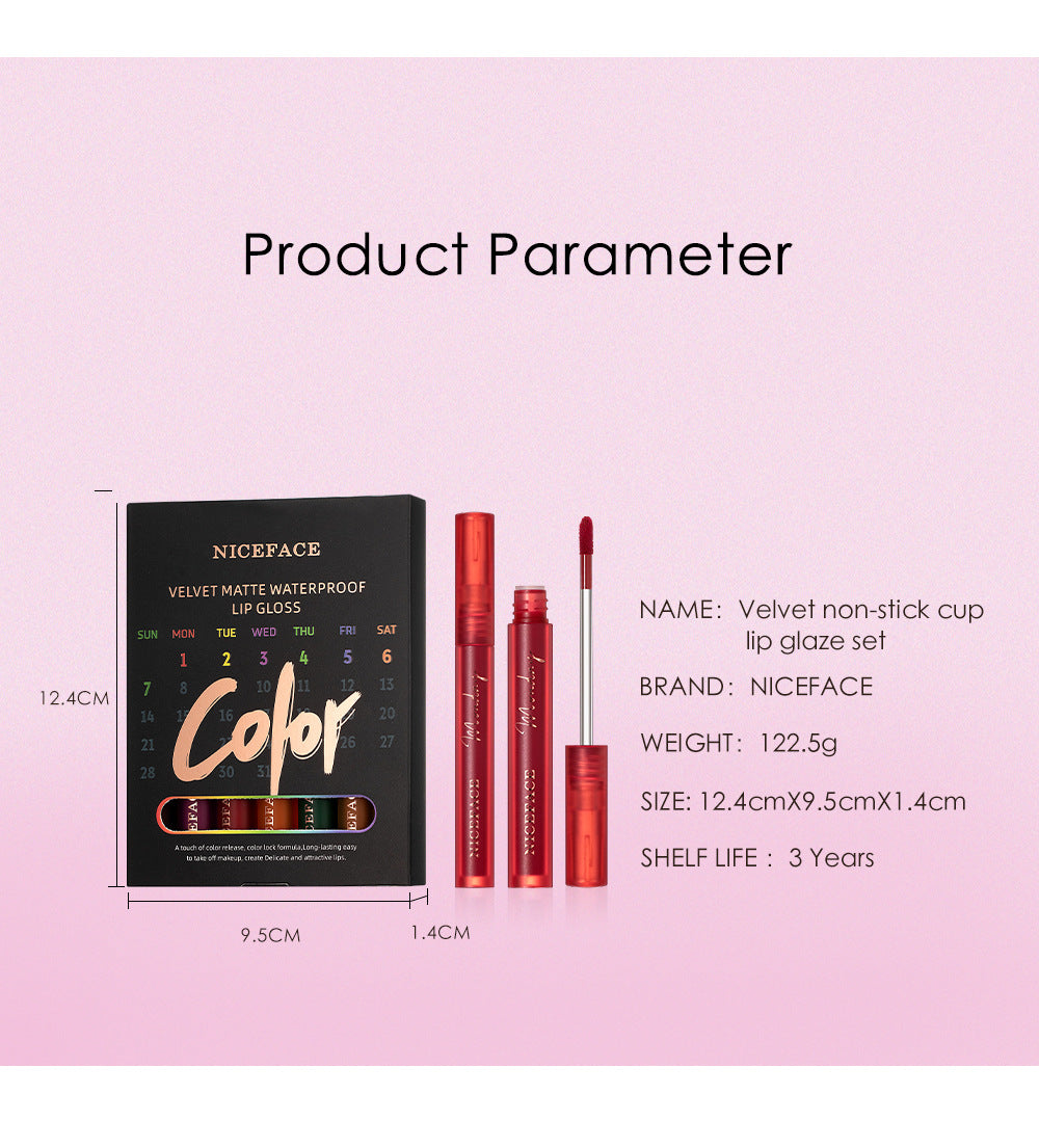 Niceface Weekly Lip Gloss 7 Sticks