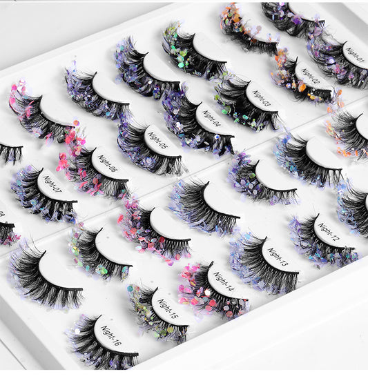 New Color Noctilucent Fried False Eyelashes