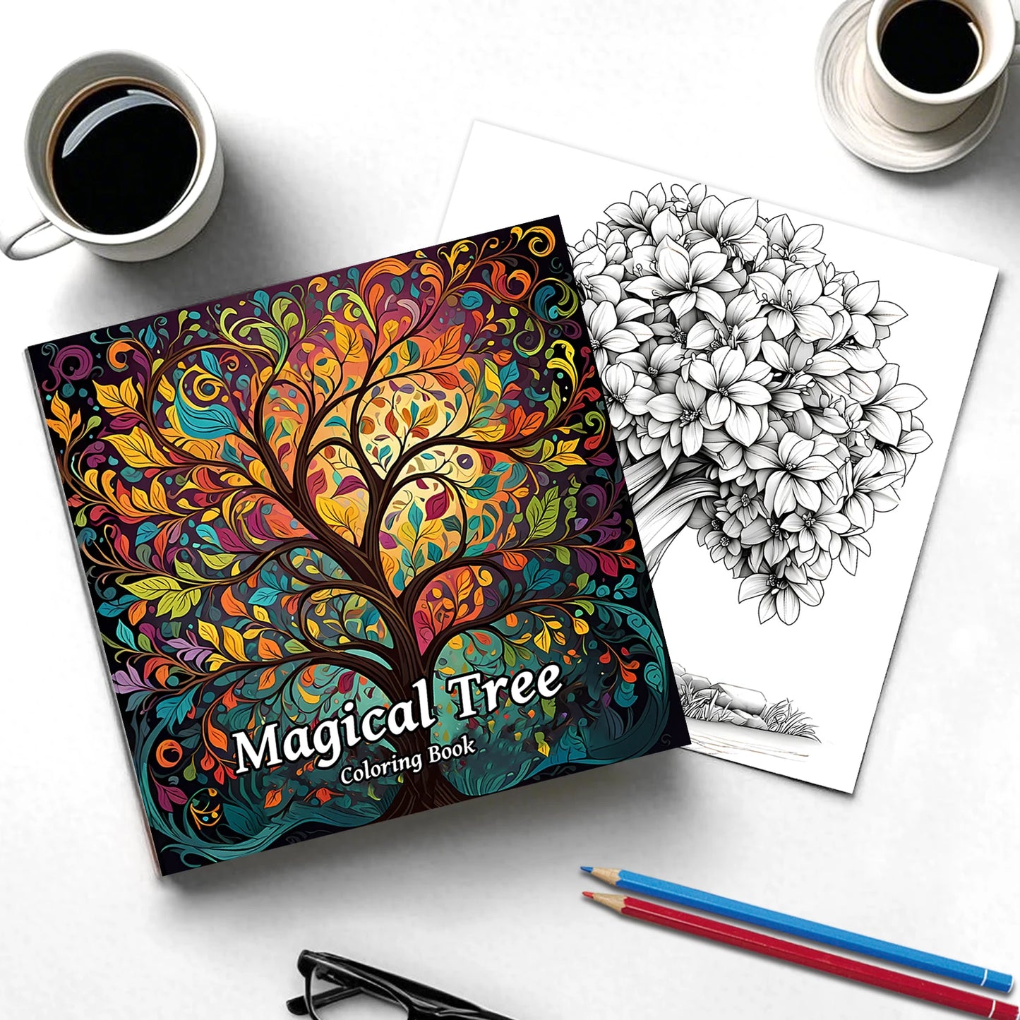 Magical Tree Coloring Book