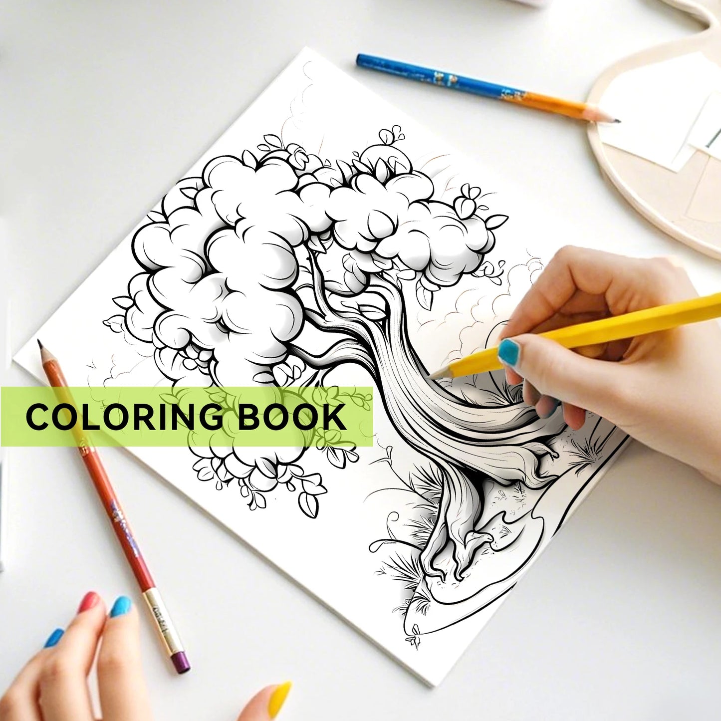 Magical Tree Coloring Book