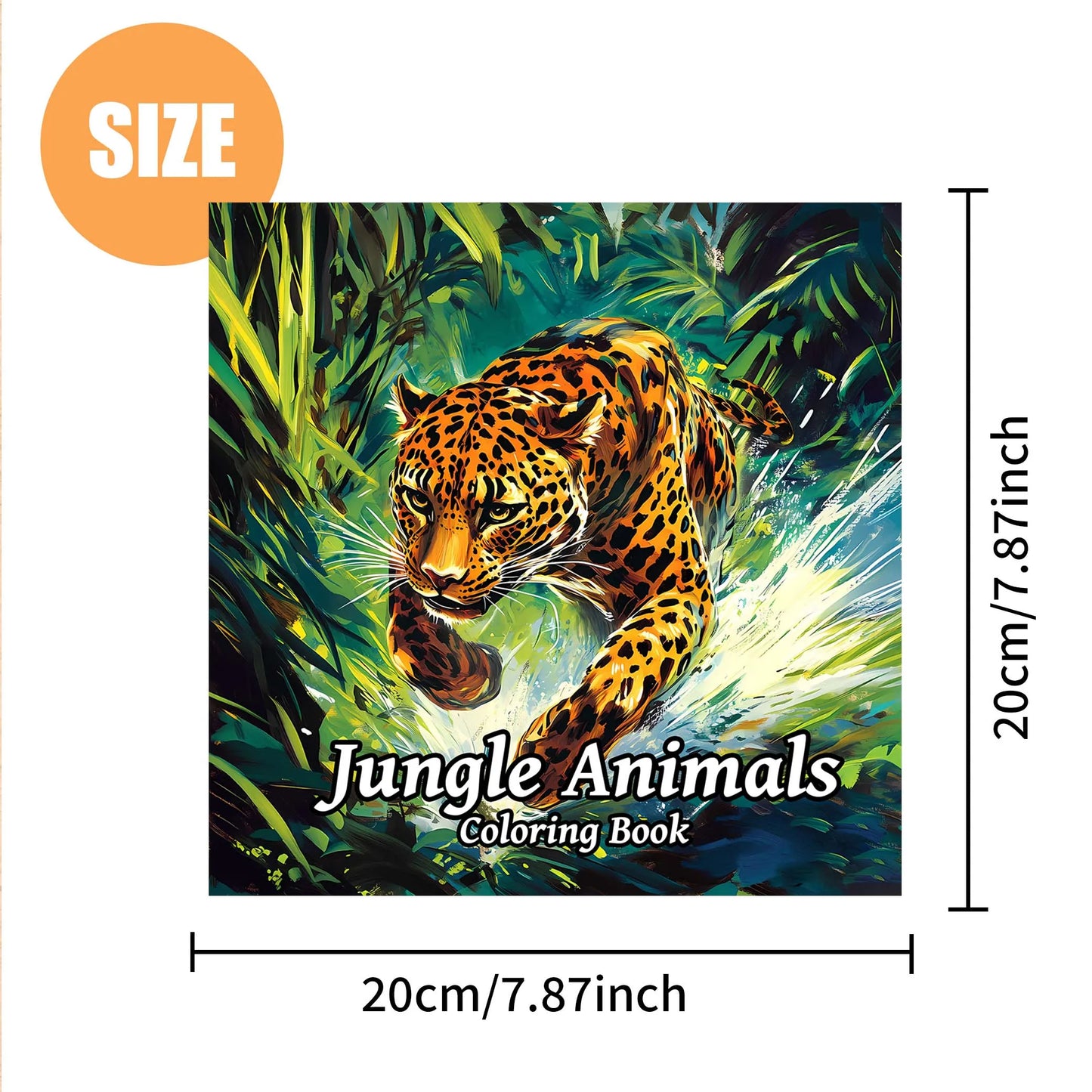Jungle Animals coloring Book