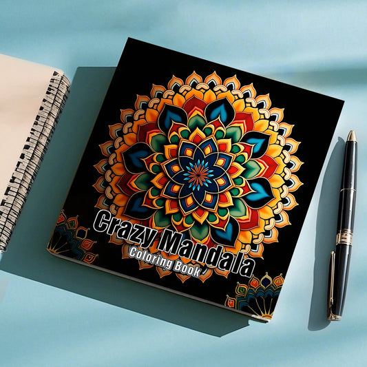 Mandalas Flower Coloring Book