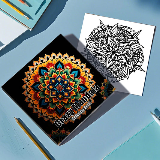 Mandalas Flower Coloring Book