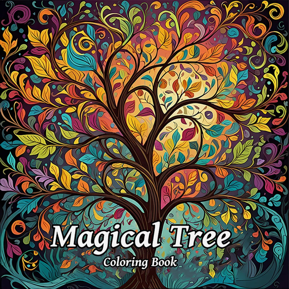 Magical Tree Coloring Book