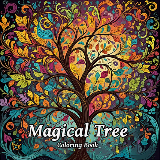 Magical Tree Coloring Book