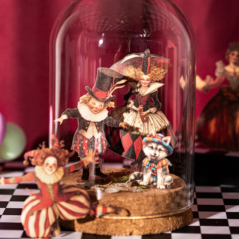Mr. Paper Carnival Party – 15‑Piece Circus Sticker Set