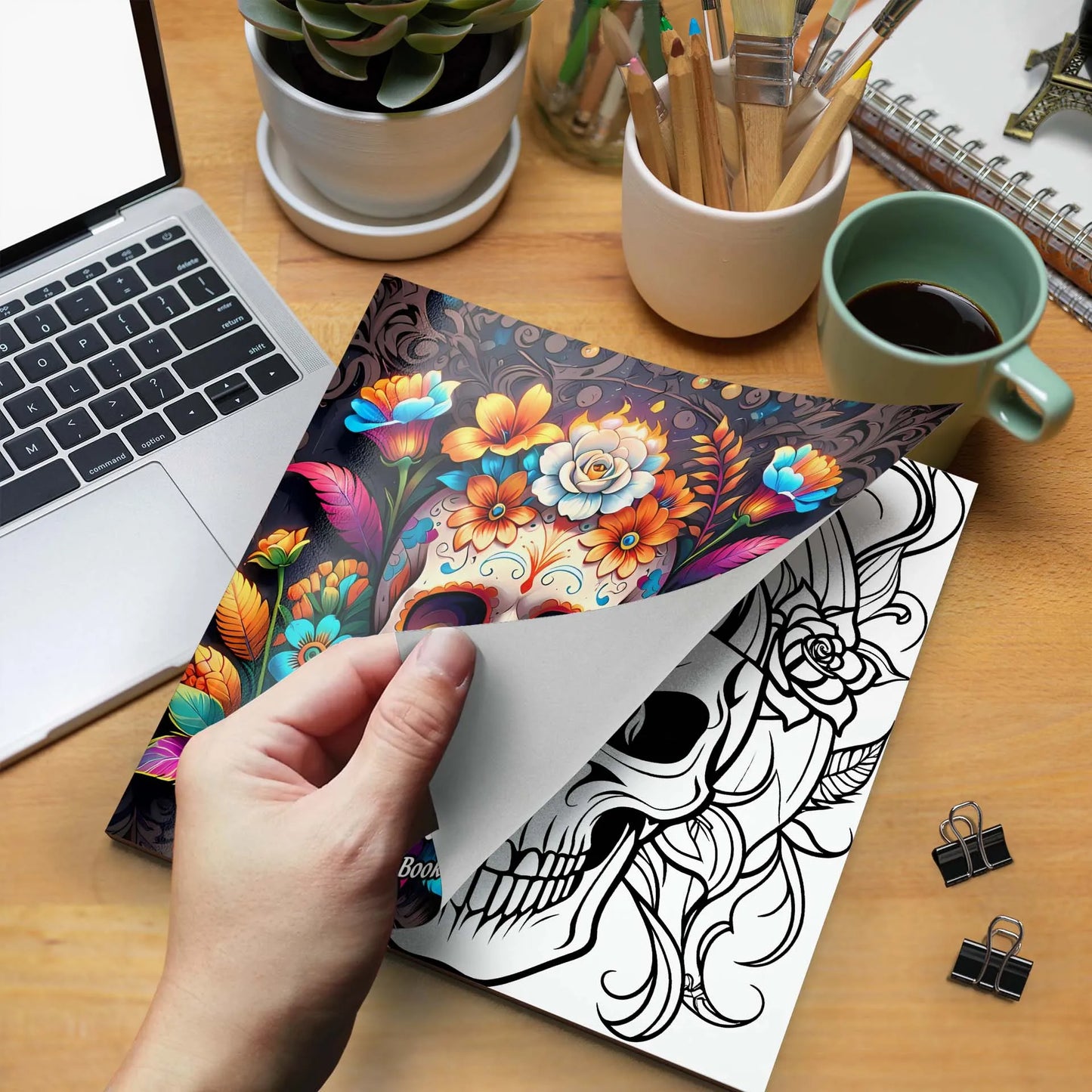 Tattoo Pattern Coloring Book