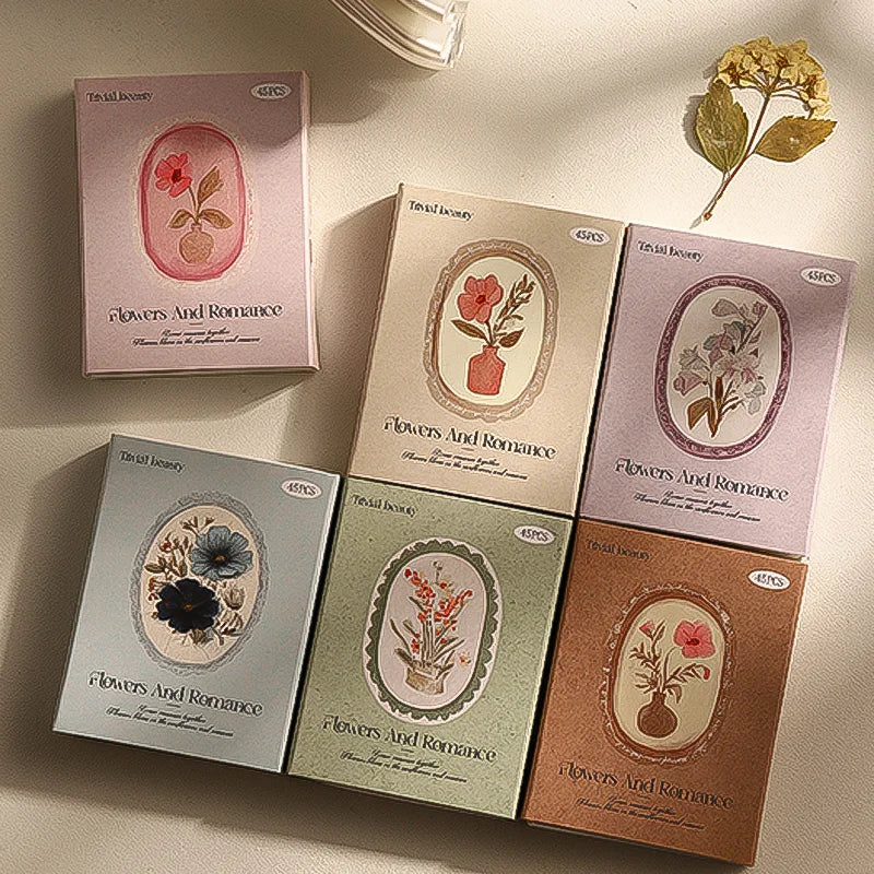 Mr. Paper Serene Florals – 45‑Piece Sticker Pack