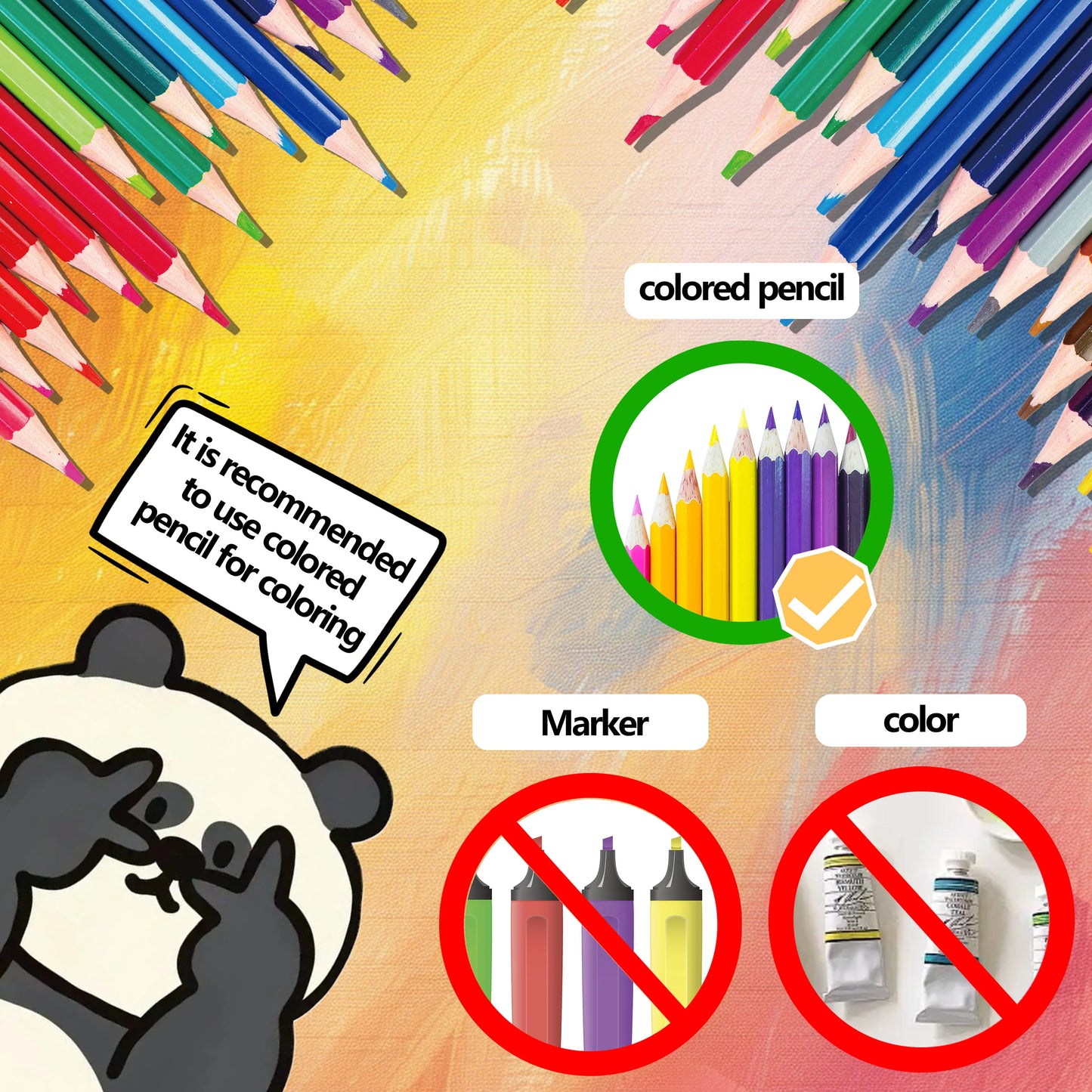 Art Coloring Book 2 PCS