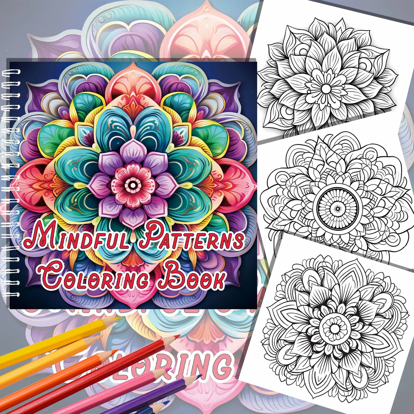 Art Coloring Book 2 PCS